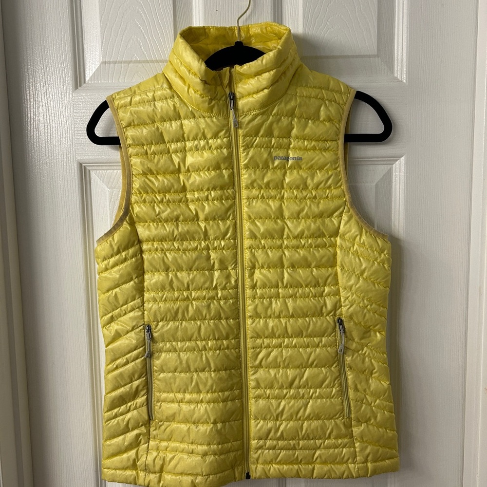 Patagonia Bright Yellow Quilted Vest